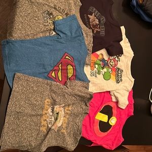 Lot of 6 Licensed/ Character Shirts 2T